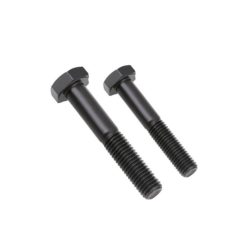 DIN 931 Carbon Steel Hex Bolts Half-Thread Black Color